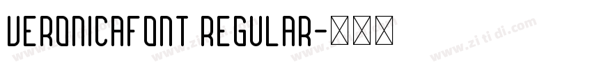 VERONICAfont Regular字体转换